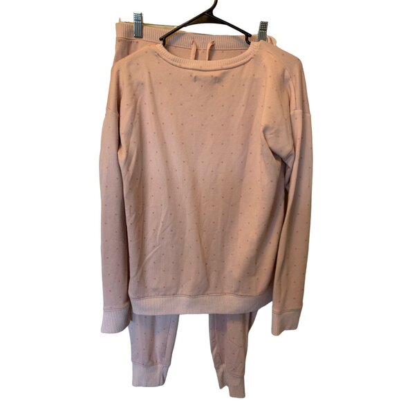 Pink Making Spirits Bright 2pc Sleepwear Set sz Small - Picture 7 of 8